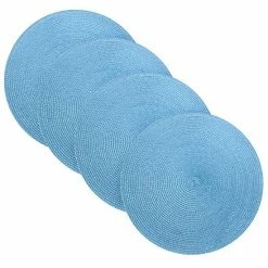 Food Network™ Round Placemat 4-pk. Coral -Food Network Shop unnamed file 1021