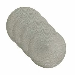 Food Network™ Round Placemat 4-pk. Coral -Food Network Shop unnamed file 1025