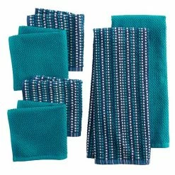Food Network™ Awning Stripe Kitchen Towel & Dishcloth 6-pk. Cobalt -Food Network Shop unnamed file 1070
