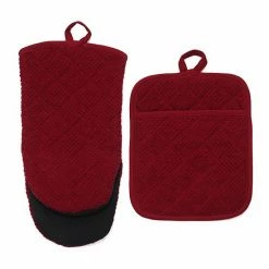 Food Network™ Terry Neoprene Oven Mitt & Pot Holder Set Khaki -Food Network Shop unnamed file 1125