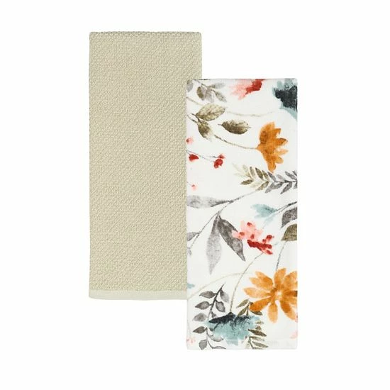 Food Network™ Growing Roots Floral Kitchen Towel 2-pk. 3 Food Network™ Growing Roots Floral Kitchen Towel 2-pk.