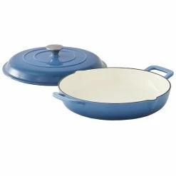 Food Network™ 3.5-qt. Enameled Cast-Iron Braiser With Lid Red -Food Network Shop unnamed file 128