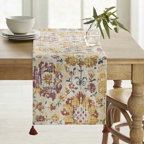 Food Network™ Vintage Rug Print Table Runner - 72" 4 Food Network™ Vintage Rug Print Table Runner - 72" - Image 2