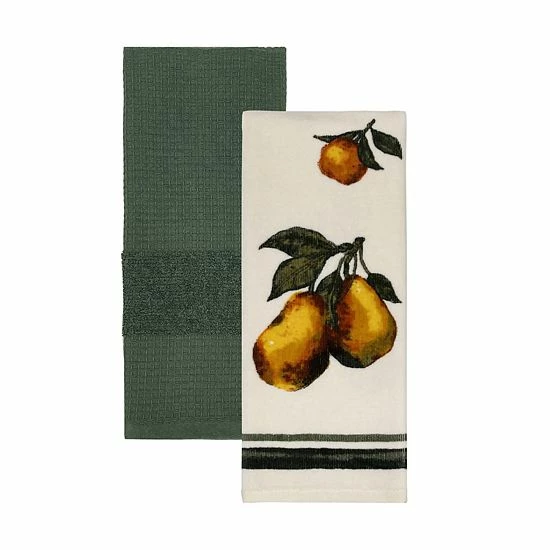 Food Network™ Pear Oil Painting Kitchen Towel 2-pk. 3 Food Network™ Pear Oil Painting Kitchen Towel 2-pk.