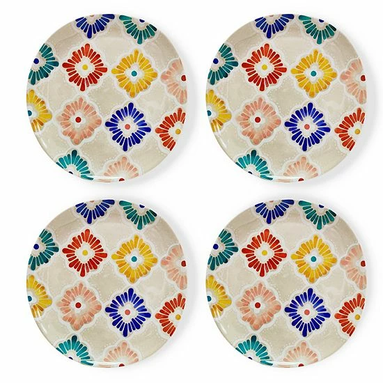 Food Network™ 4-pc. Casa Sol Melamine Dinner Plate Set 3 Food Network™ 4-pc. Casa Sol Melamine Dinner Plate Set