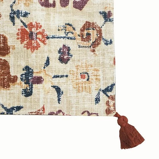 Food Network™ Vintage Rug Pring Placemat With Tassels 4 Food Network™ Vintage Rug Pring Placemat With Tassels - Image 2