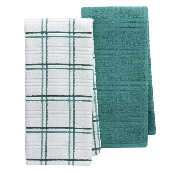Food Network™ Plaid Kitchen Towel 2-pack Rio Red 8 Food Network™ Plaid Kitchen Towel 2-pack Rio Red - Image 6