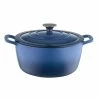 Food Network™ 3.5-qt. Ombre Enameled Cast-Iron Dutch Oven Navy