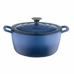 Food Network™ 3.5-qt. Ombre Enameled Cast-Iron Dutch Oven Navy -Food Network Shop unnamed file 268