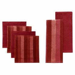 Food Network™ Striped Kitchen Towel & Dishcloth Multi-Pack Aqua -Food Network Shop unnamed file 379