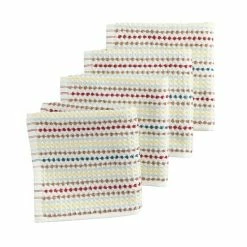 Food Network™ Awning Stripe Dishcloth 4-pk. Multi Cool