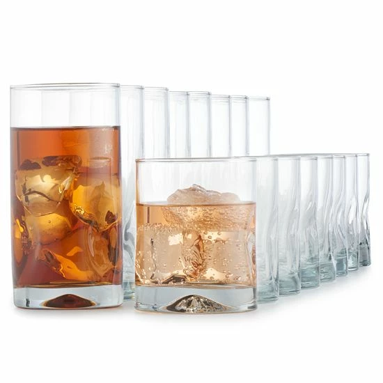 Food Network™ 16-pc. Pinch Glassware Set 4 Food Network™ 16-pc. Pinch Glassware Set - Image 2
