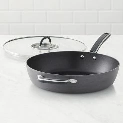 Food Network™ 12-in. Hard-Anodized Nonstick Space Saving Saute Pan With Lid -Food Network Shop unnamed file 554