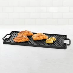 Food Network™ Pre-Seasoned Cast-Iron Reversible Grill -Food Network Shop unnamed file 564