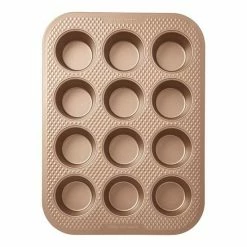 Food Network™ Textured Performance Series 12-Cup Nonstick Muffin Pan Bronze -Food Network Shop unnamed file 601