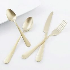Food Network™ Classic Champagne 16-pc. Flatware Set -Food Network Shop unnamed file 634