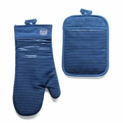Food Network™ Silicone Oven Mitt & Pot Holder Set Royal Blue -Food Network Shop unnamed file 676