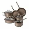 Food Network™ 10-pc. Textured Titanium Nonstick Cookware Set Silver
