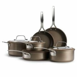 Food Network™ 10-pc. Textured Titanium Nonstick Cookware Set Silver -Food Network Shop unnamed file 73