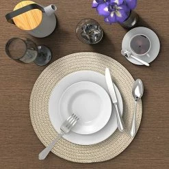 Food Network™ Round Placemat Taupe -Food Network Shop unnamed file 770