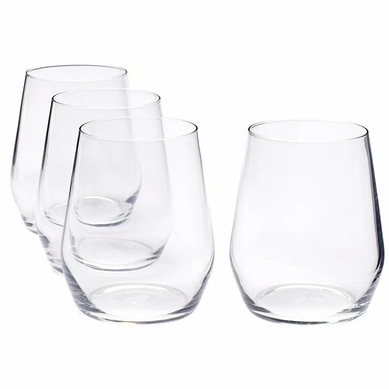Food Network™ Signature 4-pc. Crystal Stemless Red Wine Glass Set 3 Food Network™ Signature 4-pc. Crystal Stemless Red Wine Glass Set