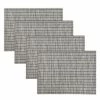 Food Network™ Basketweave Placemat 4-pk. Gray